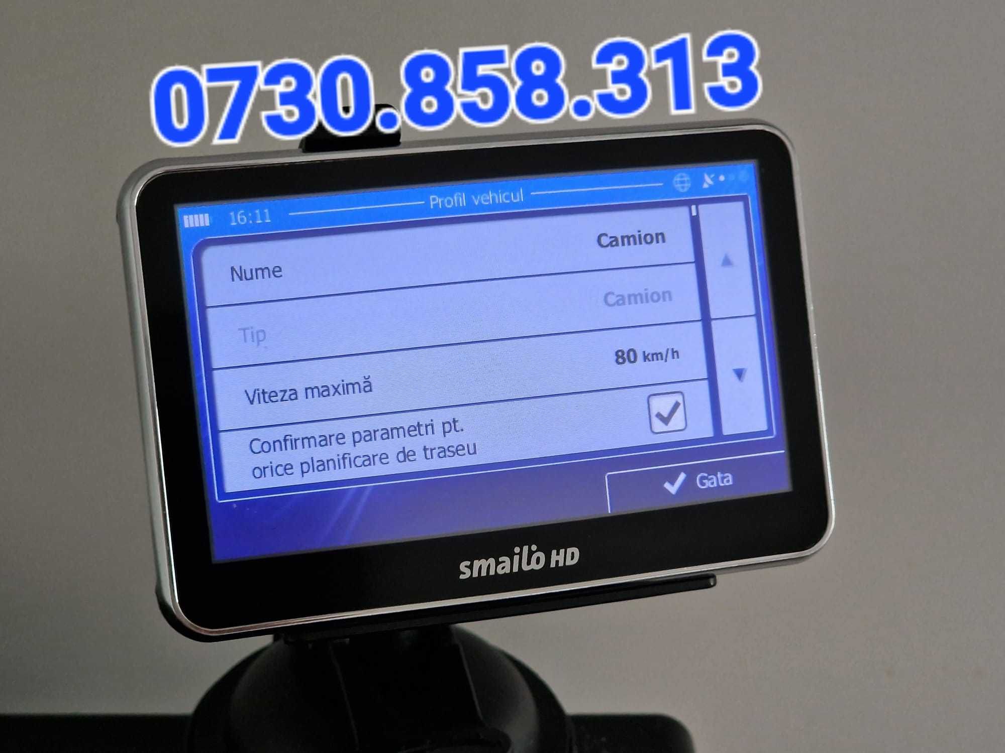 Gps Smailo Hd 8 Gb Harti 2023 Full Europa + Turcia Autoturism  Camion