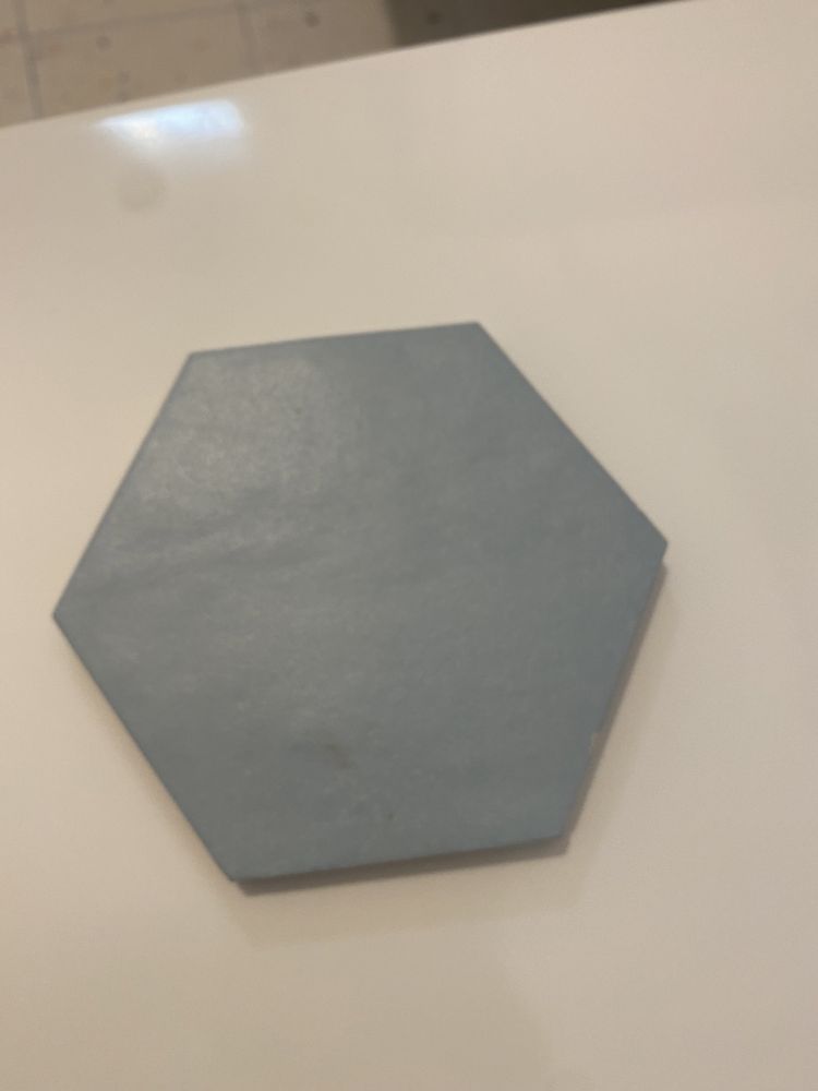 Gresie/faianta hexagon blue matt
