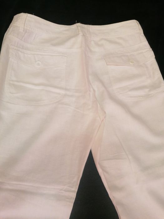 Pantaloni vara H&M albi mărimea 46 și 40