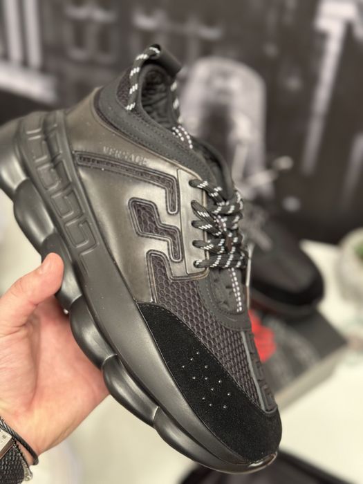 Adidasi versace piele naturala full box