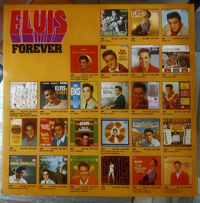 Elvis Presley – Elvis Forever 32 hits Set 2LP Clasic German (1974)