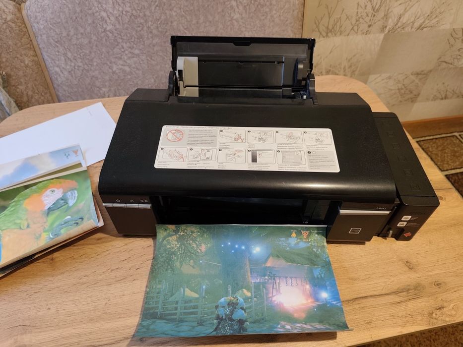 Epson L800_шесть цветов