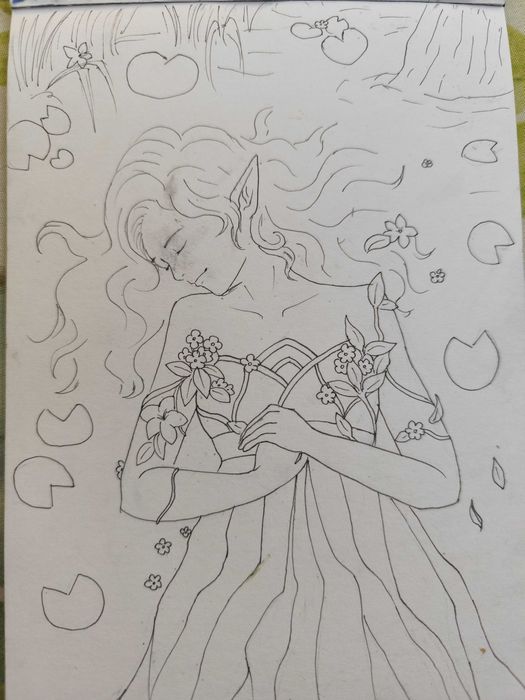 Картина с елф размер А5