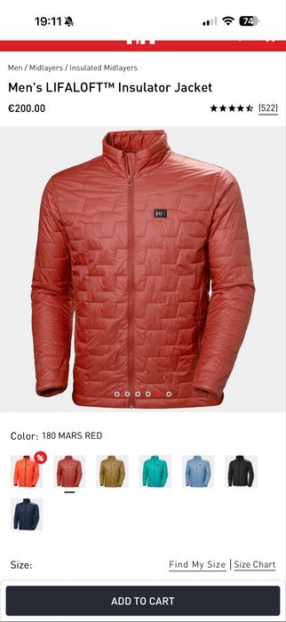 Geaca Helly Hansen Primaloft Insulator