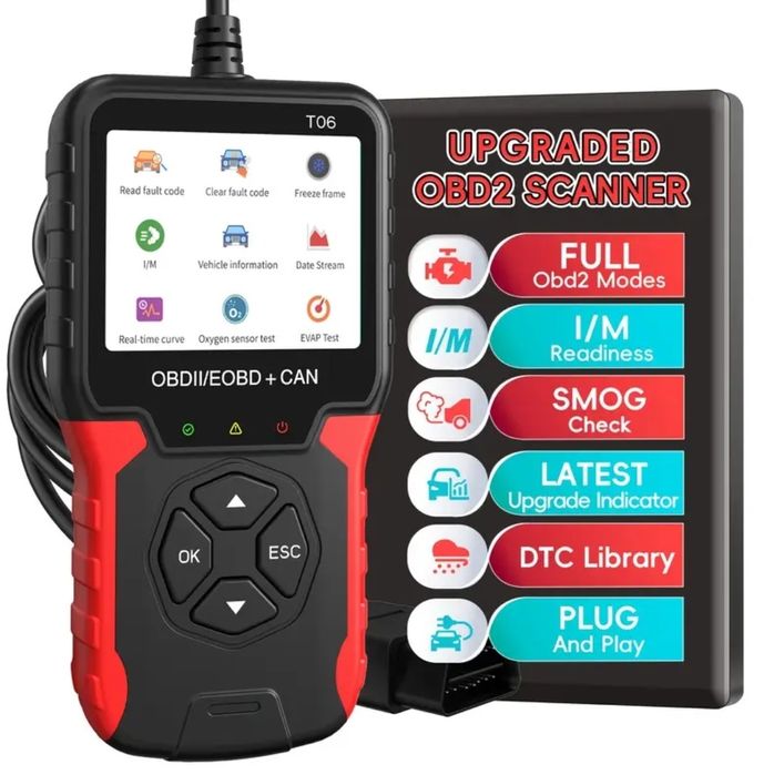 Tester diagnoza auto OBD II • EOBD • CAN