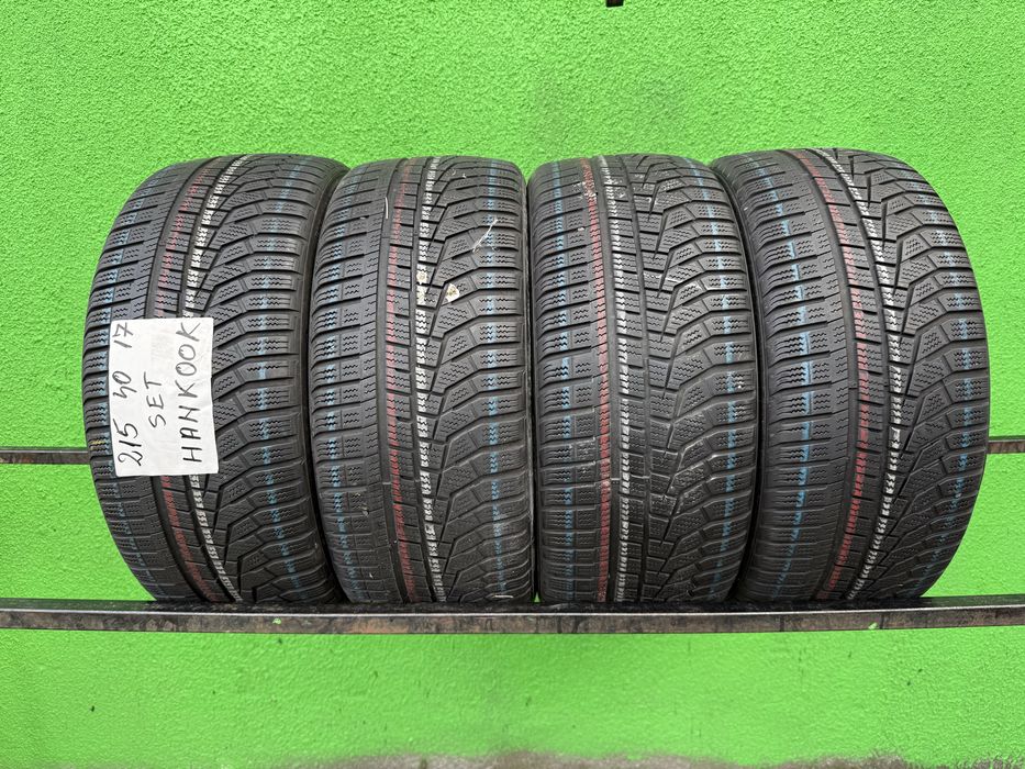 215/40/17 M+S HANKOOK Profil rămas 75% STARE IMPECABILA