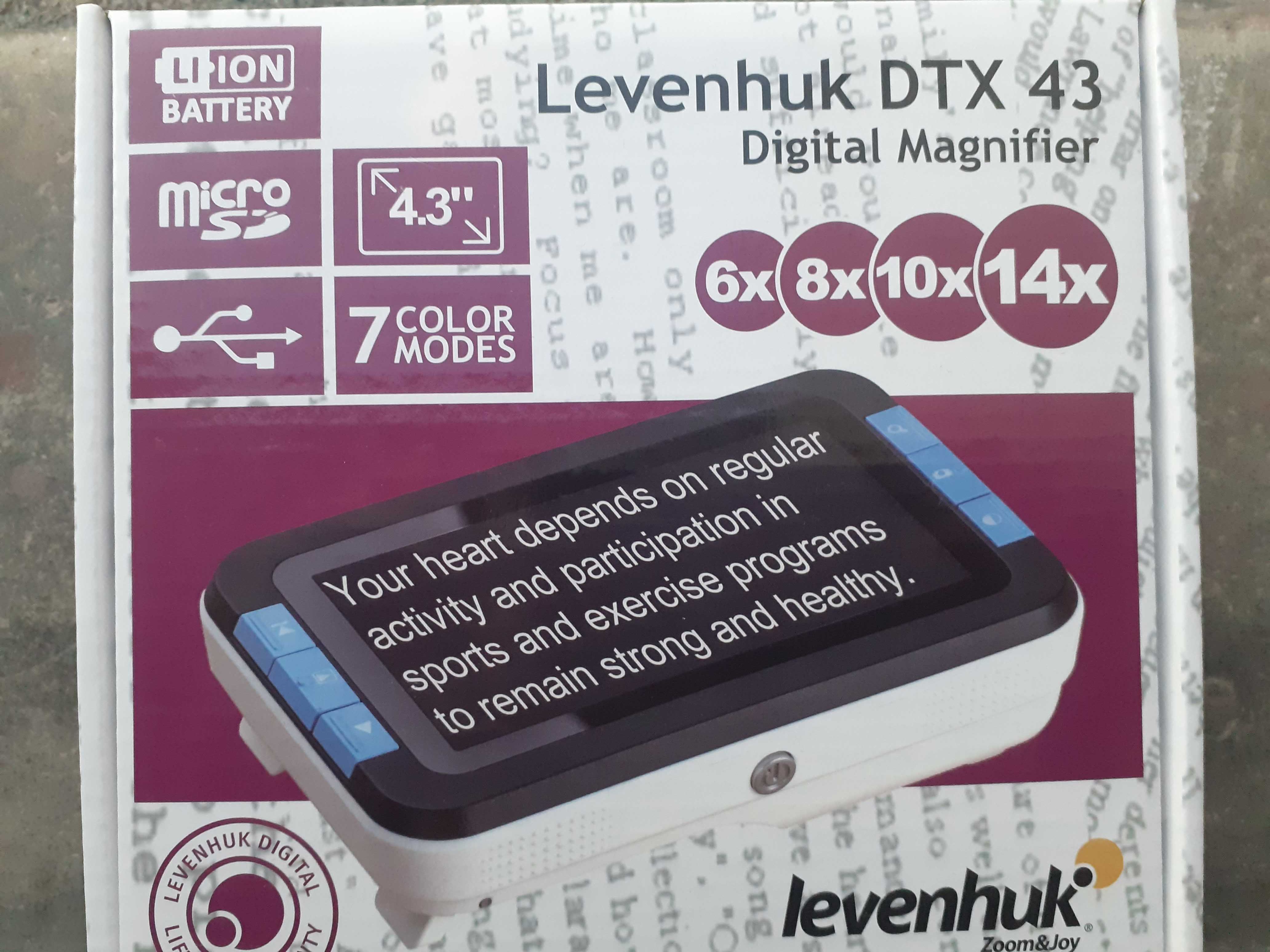 Lupa digitala Levenhuk-6x,8,x10x,14x