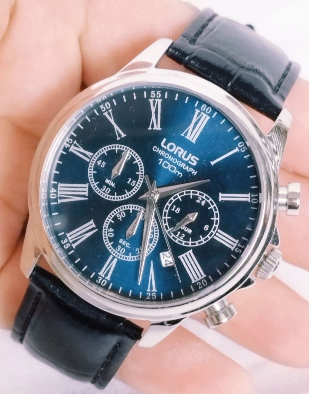 Ceas barbates Lorus Sports by Seiko VD053-X083, cronograf, cu Quartz