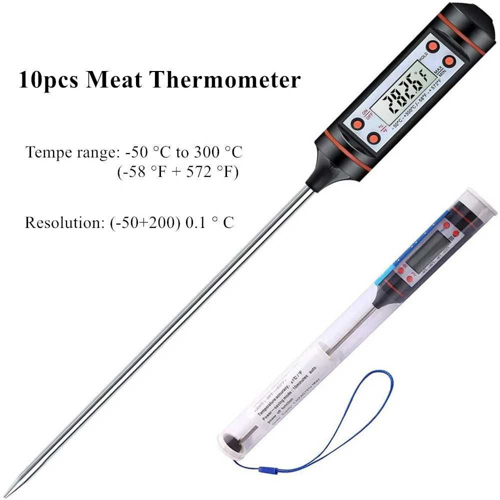 Готварски термометър за храни и течности TP101, -50°С до +300°С,