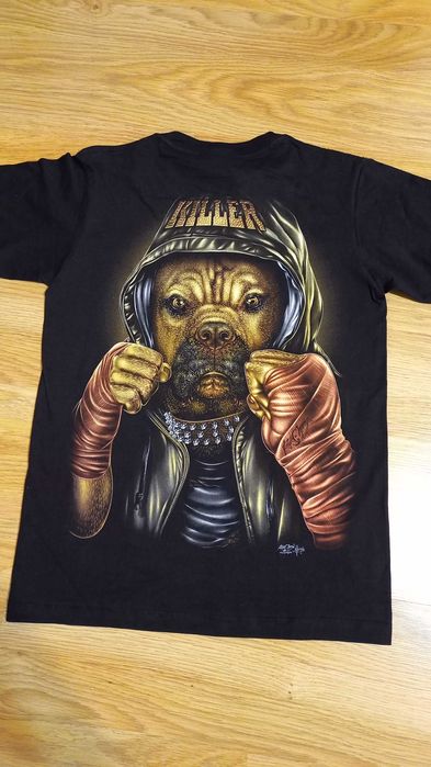 Мъжка тениска с куче