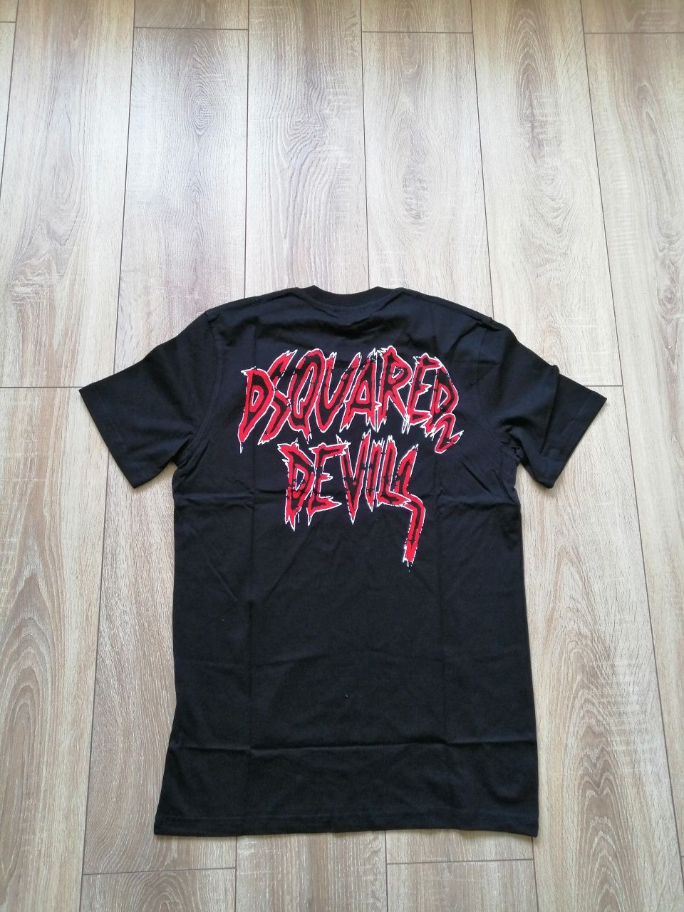 Disquared devil мъжка тениска в черен цвят  M  XL XXL