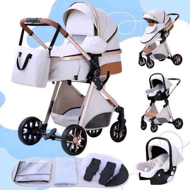 ‼️ NOU Carucior Bebe 3 in 1 Bebelus Landou Copii Pliabil Smart + CADOU