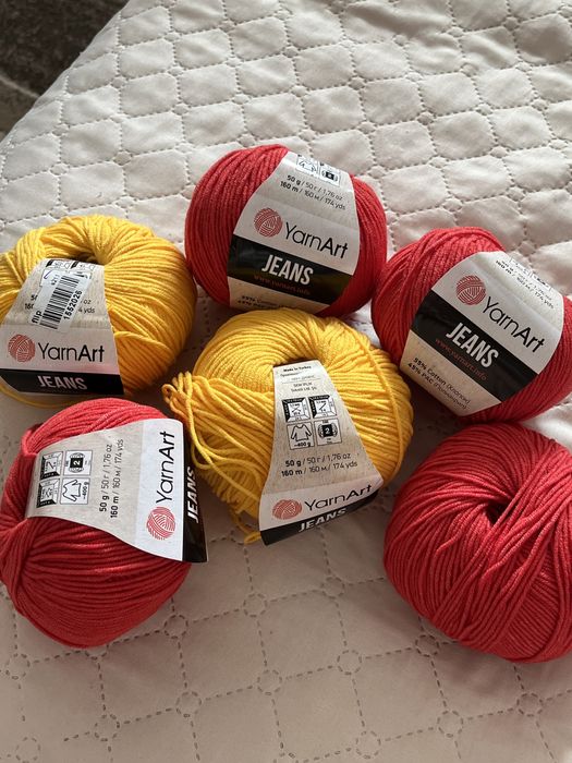 Пряжа YarnArt jeans 35 и 26