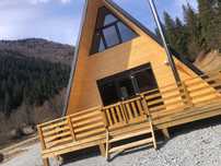 Cabana stil A din lemn