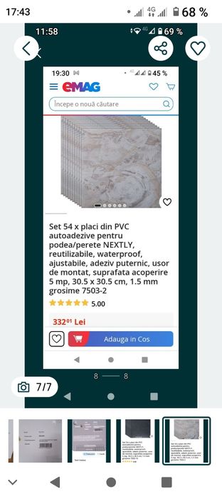 Vând plăcii autoadezive