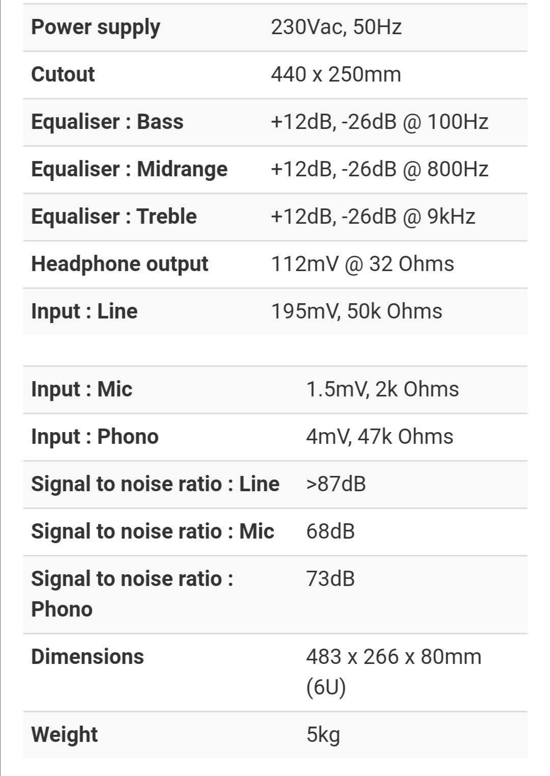 Mixer Profesional Citronic Cdm 10 4 Made in U.K 10/10