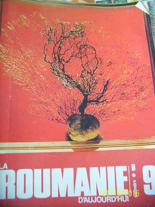 Revista ROUMANIE 1990 in franceza