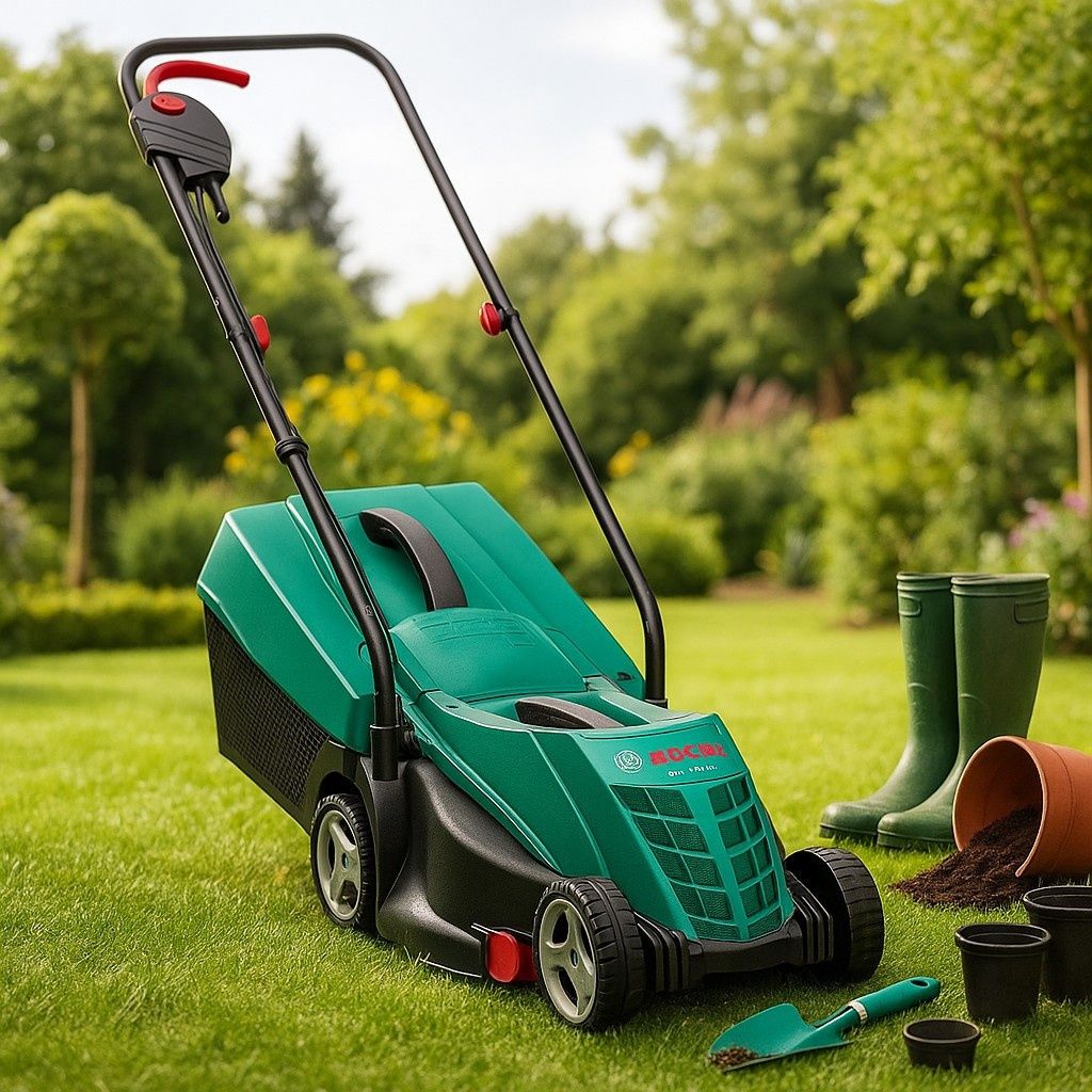 Електрическа косачка Bosch Rotak 32 - 1200W с GrassCombs