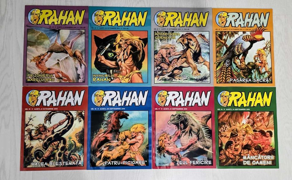 Colectie RAHAN - 55 volume, colectia Adevarul, stare excelenta