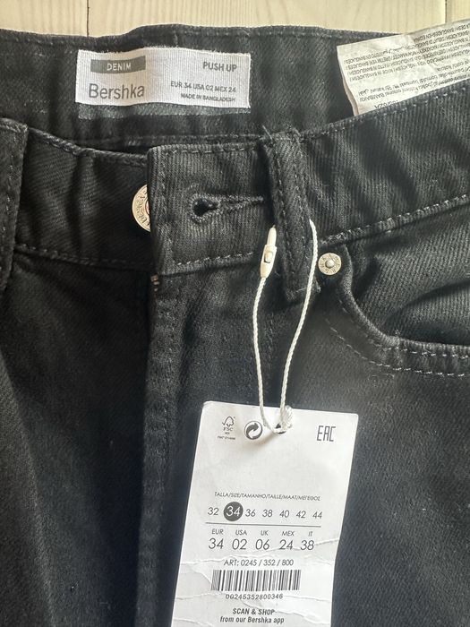 Blugi mom fit Bershka 34
