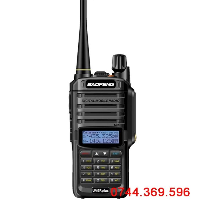 Statie radio BAOFENG UV-9R PLUS 15W DualBand UHV+VHF IP67 Waterproof