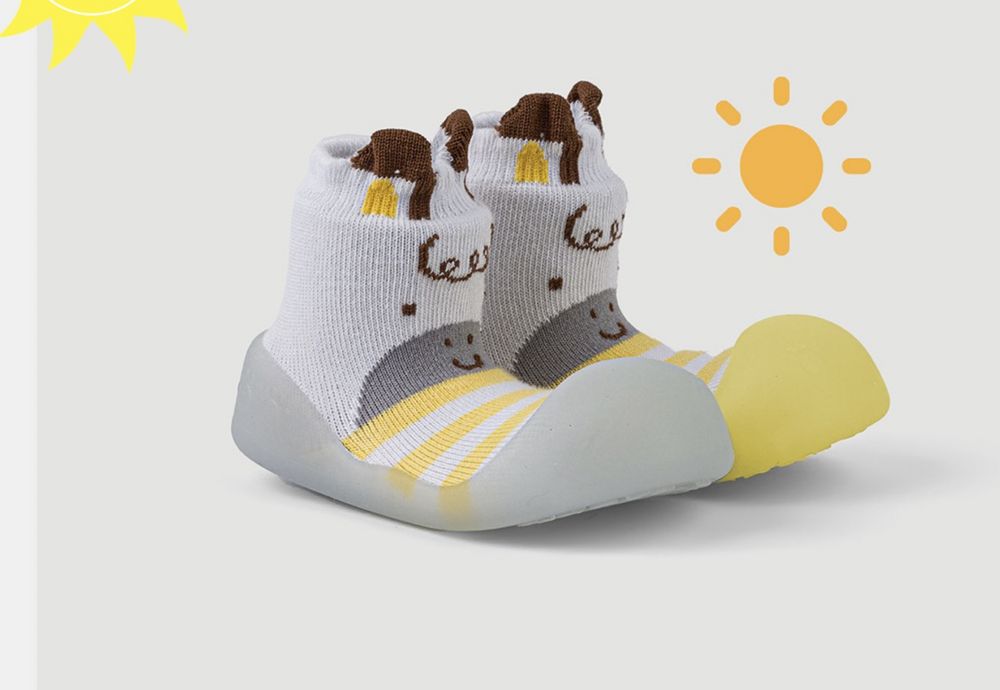 Бебешки обувки-чорапче. Сменяща се подметка.