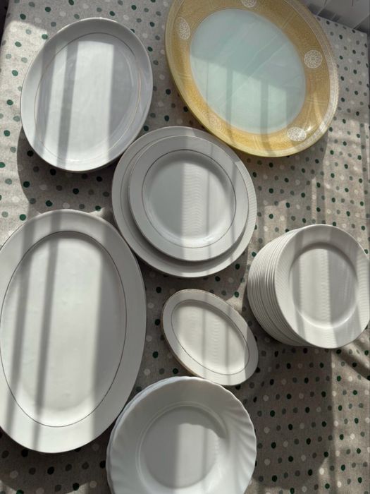 Блюда овальные, круглые, для бешбармака (забирать все сразу)