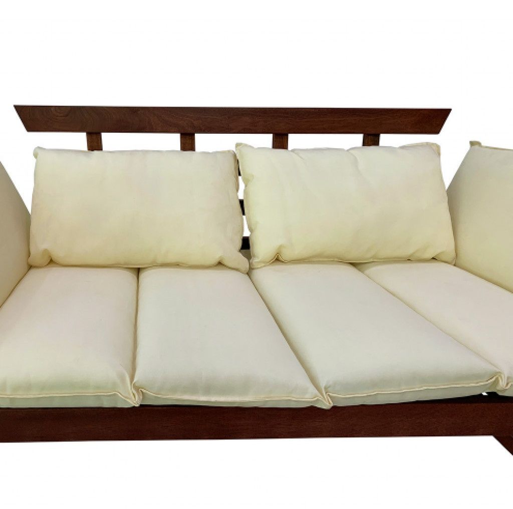 Диван Muhler Meranti с матрак и възглавница BEIGE