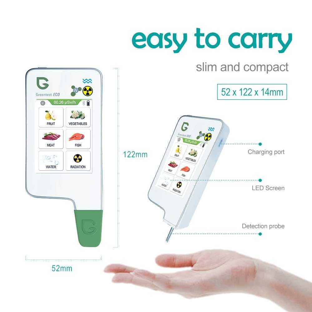 Tester Gren ECO6 Nitrati din fructe,legume,carne,apa,radiatii nucleare