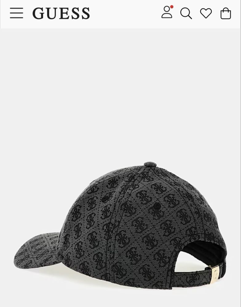 Сива шапка guess