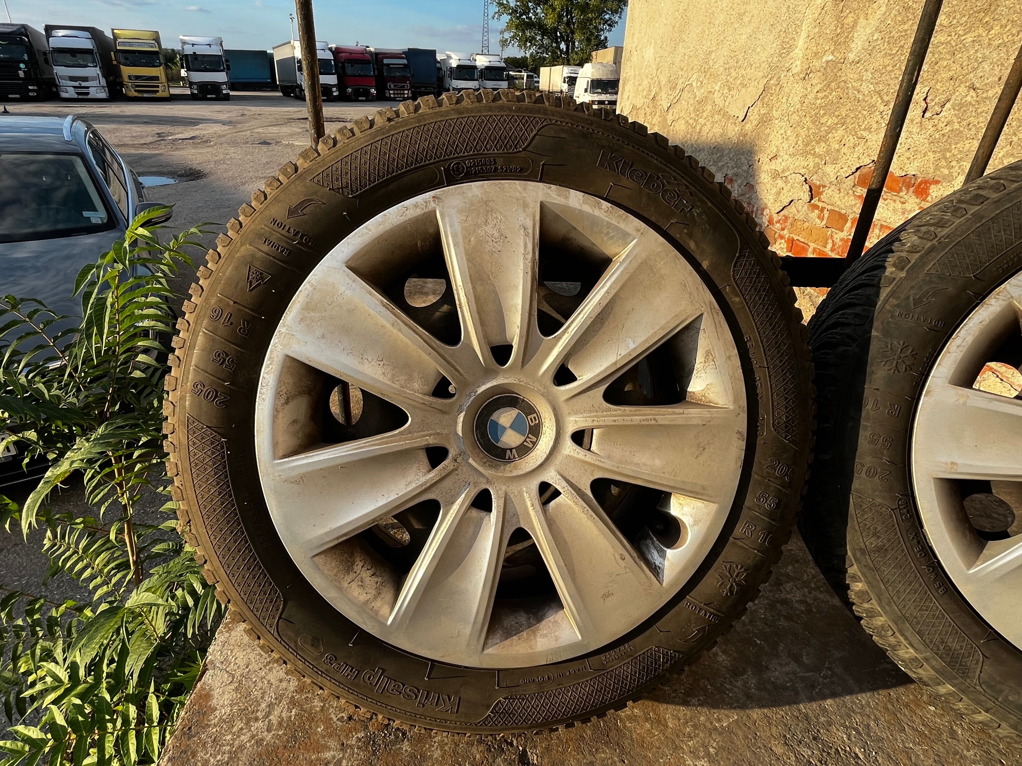 Комплект Зимни гуми Kleber 205/55/16, ориг.джанти и тасове BMW E9X,E8X