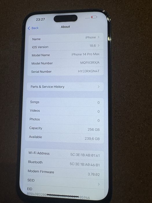 Iphone 14 Pro Max 256 Gb ID-XXL2680