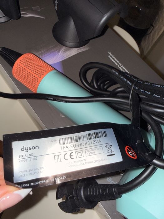 ОРИГИНАЛЕН Dyson supersonic Nural CePa/Tz HD 16