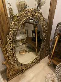 Oglinda cu rama din bronz masiv
