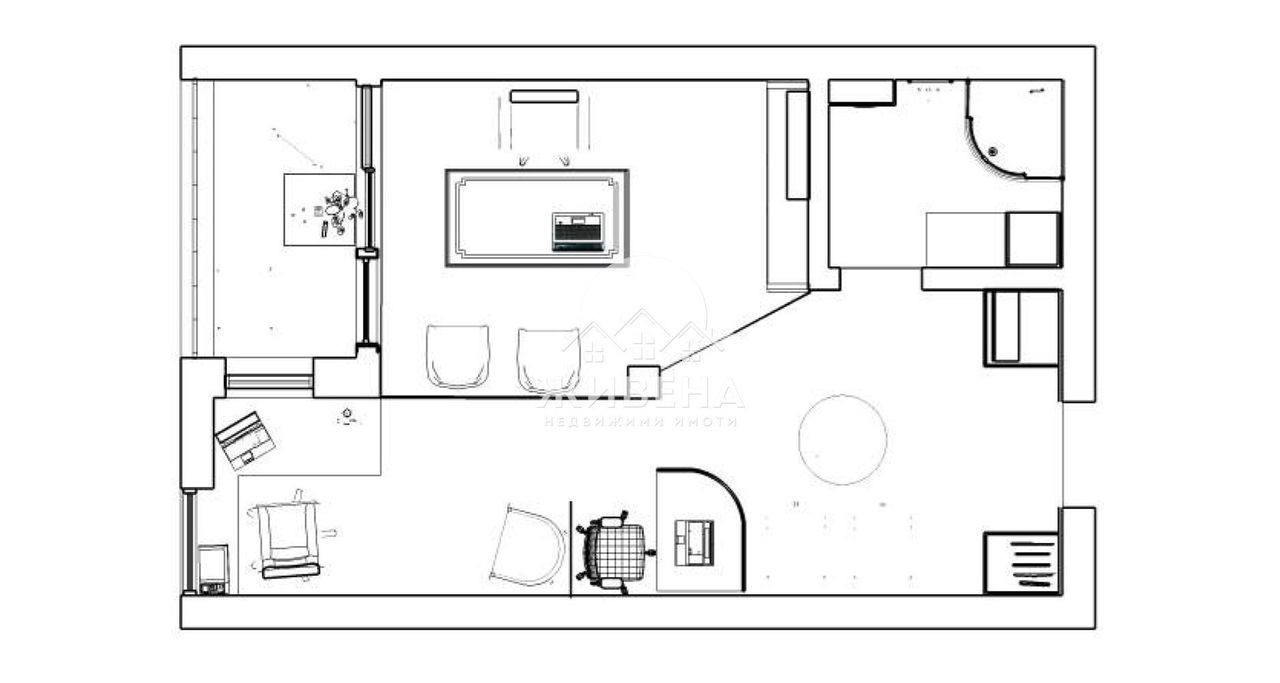 Продава се Двустаен апартамент в к.к. Слънчев бряг - 47 кв.м за 1469 €/кв.м - Снимка #3