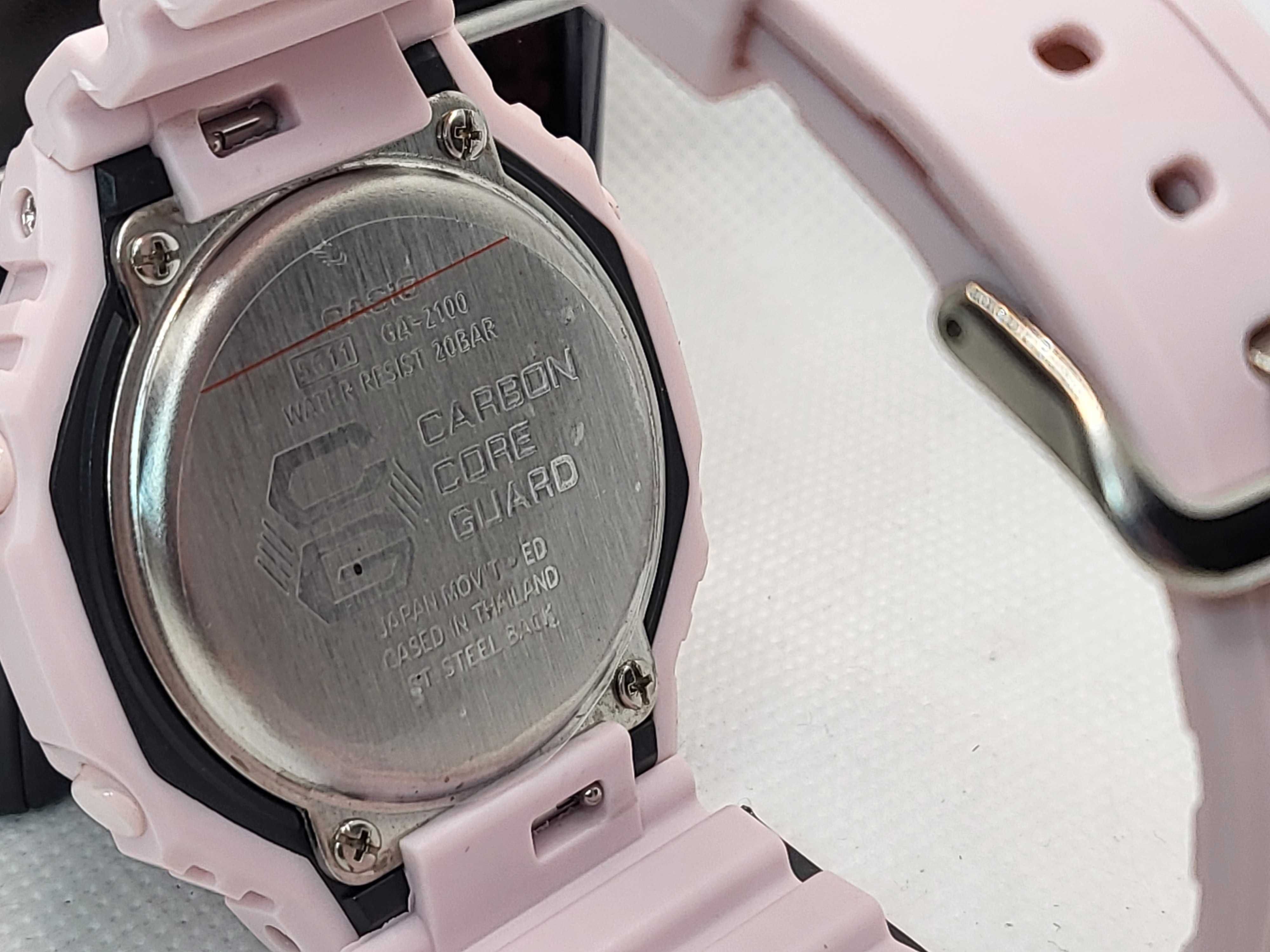 Ceas Casio g shock GA 2100 NEON PINK Nou, 2 ANI Garantie 2 ani