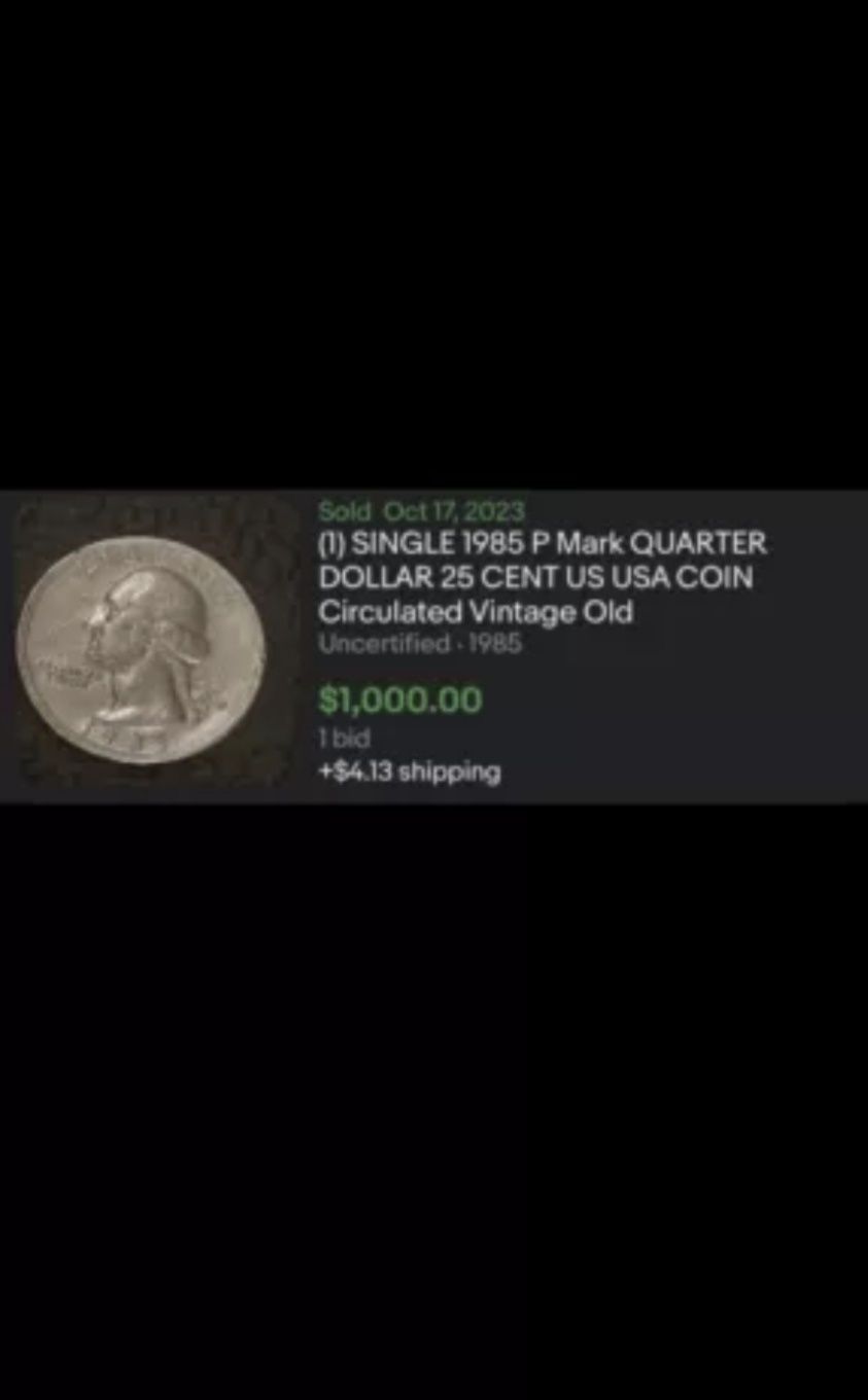Liberty 1985 (p) UNITED STATES OF AMERICA quarter dollar.