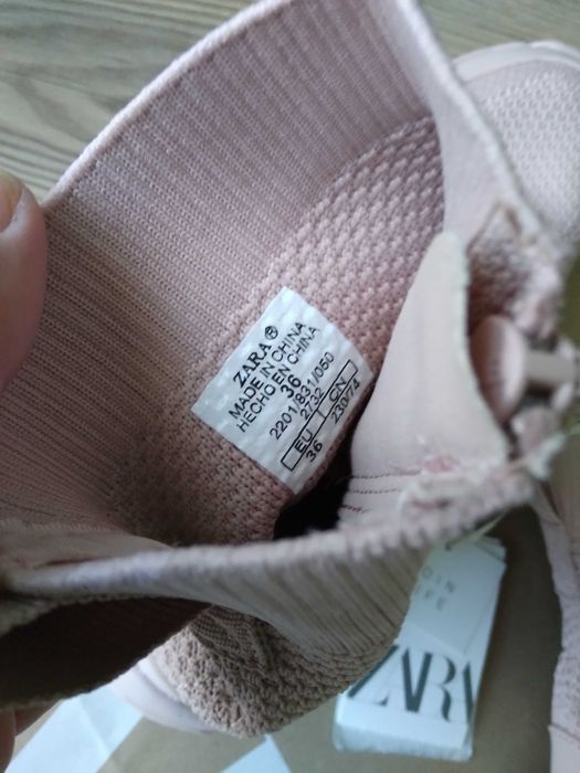 Нови!!! Zara - детски боти чорап