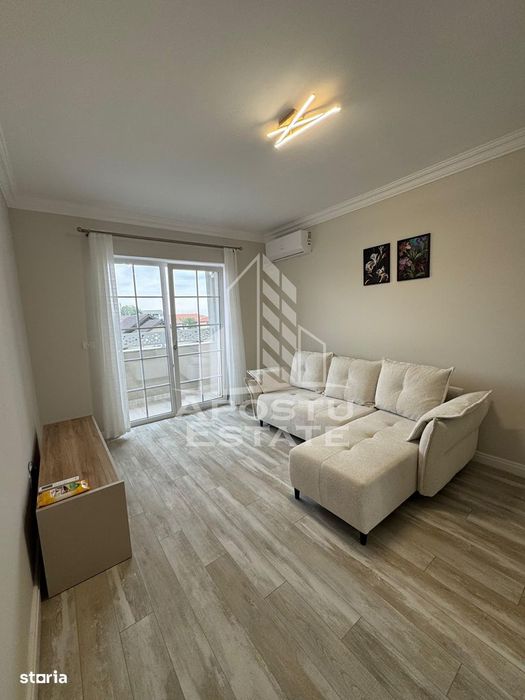 Apartament cu o camera, centrala proprie, bloc nou Giroc