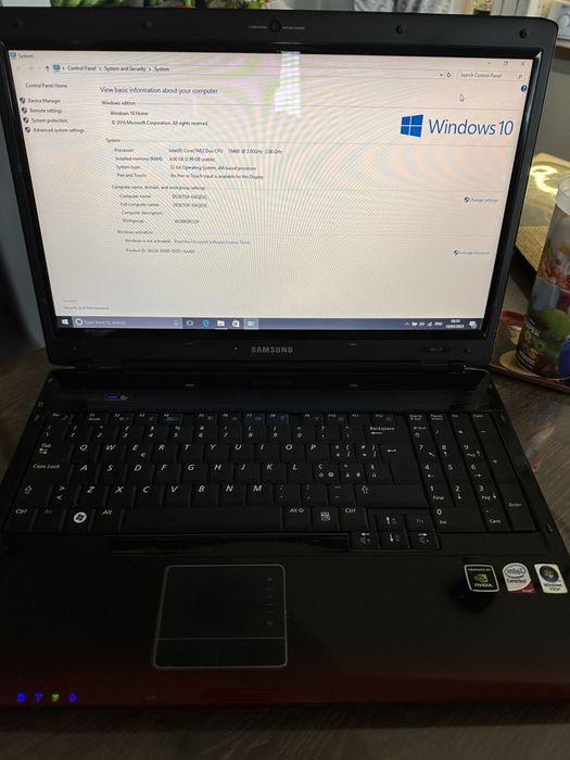 Laptop samsung  cu geanta de transport