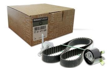 Kit distributie Dacia Logan 1, Sandero 1, Duster, Sandero 2, Logan 2; Nissan Almera 2, Qashqai, NV200; Renault Clio 2, Megane 2, Laguna 3; Suzuki Jimny, 1.5 dCi, Original, 7701477028