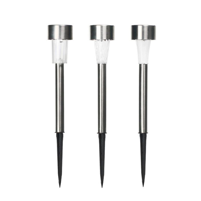 Комплект от 6 броя соларни градински LED лампи за оформяне на алеи