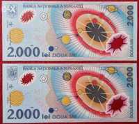 Bancnote 2000 Lei Eclipsa