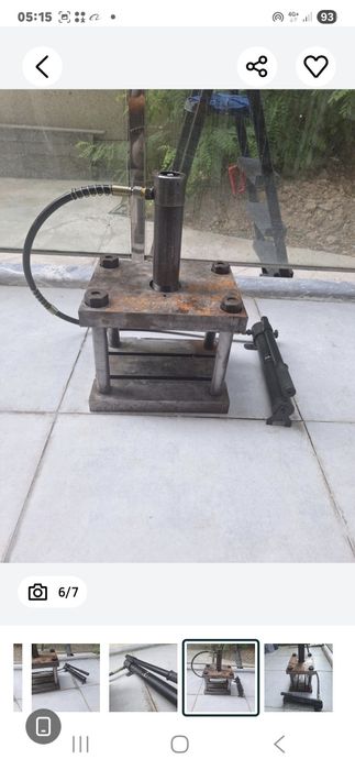 Гидравлический ,настольный, ручной ,мощный пресс