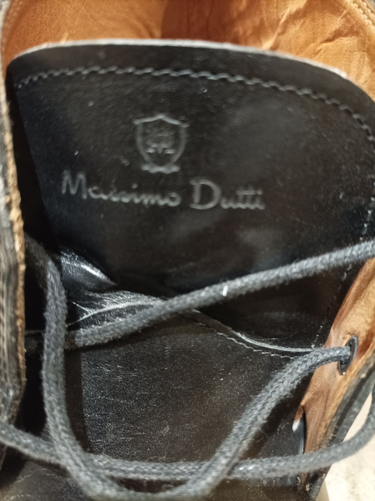 Massimo dutti мъжки боти, обувки естествена кожа 41 номер