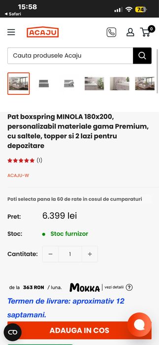 Pat matrimonial tapitat roz