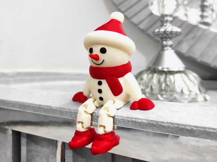 Коледна украса, изработена с 3D принтер