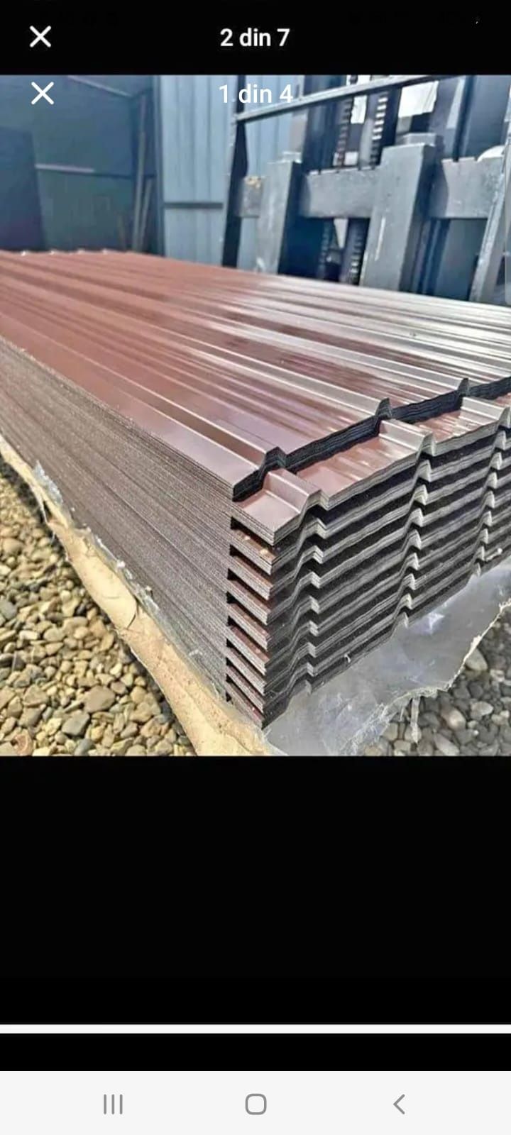 Tabla colorata maro