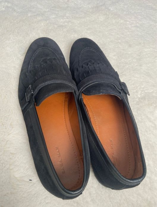 Loafers zara man, piele intoarsa, marime 41