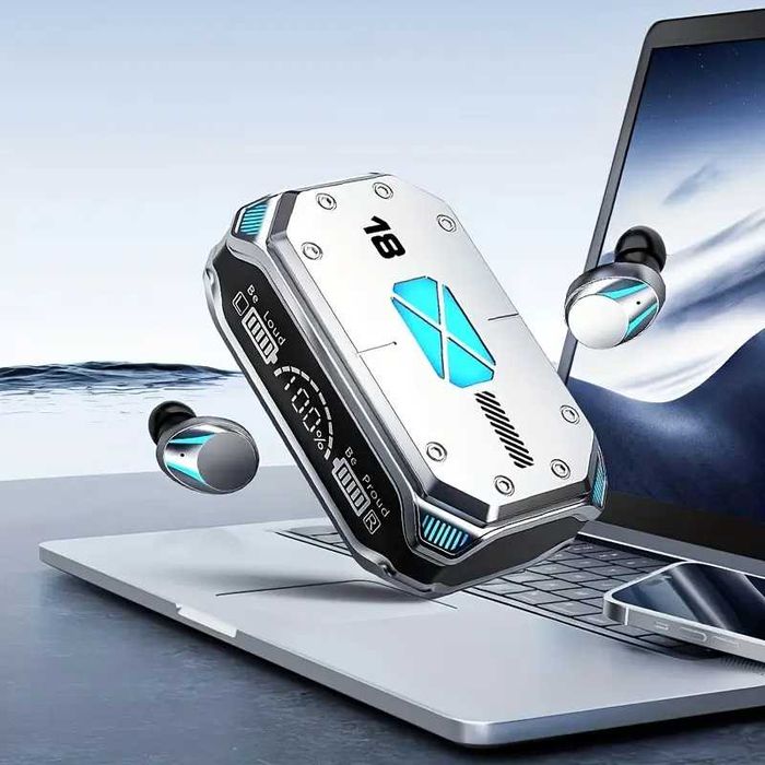 Căști bluetooth gaming cât și apeluri telefonice demențiale.